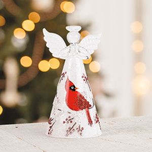 Cardinal Angel Ornament