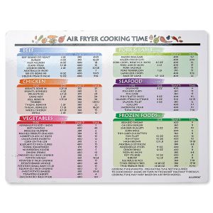 Air Fryer Cooking Time Chart Magnet