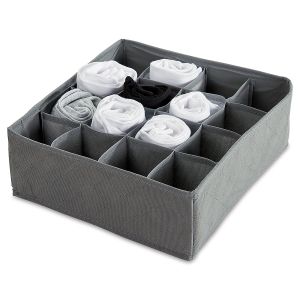 Sock Organizers with Zip Base