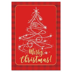 Brilliant Tree Christmas Cards
