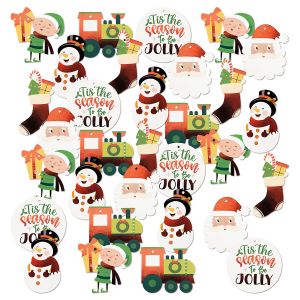 Santa’s Helpers Deluxe Foil Tie-on Tags
