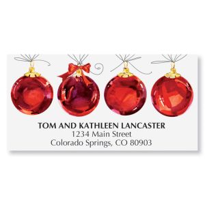 Joyful Ornaments Deluxe Address Labels