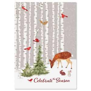 Forest Morning Christmas Cards