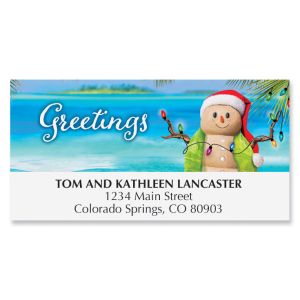 Sandman Christmas Deluxe Address Labels