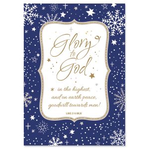 Glory in the Highest Religious Christmas Cards