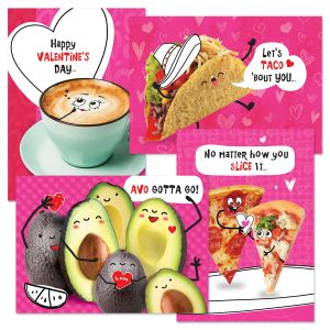 Funny Food Valentine's Day Cards