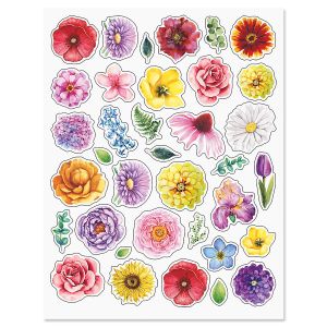 Floral Watercolor Stickers - BOGO