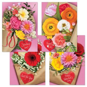 Just For You Bouquet Valentine's Day Cards