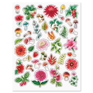 Mushroom Botanical Stickers - BOGO