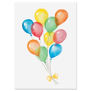 Birthday Balloons Cards - BOGO