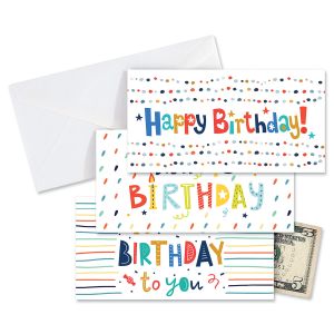 Celebrate Birthday Cash Card Holders