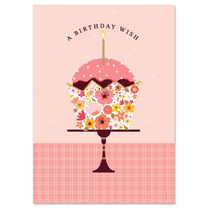 Cupcake Wish Birthday Cards - BOGO