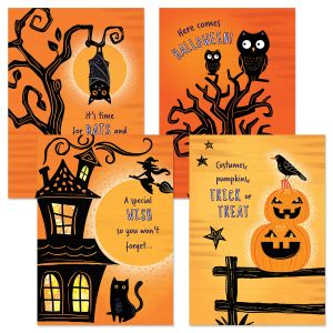 Moonlight Friends Halloween Cards
