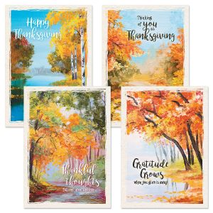 Painterly Thanksgiving Cards