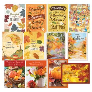 Family & Friends Thanksgiving Cards Value Pack