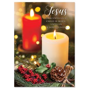 Candlelight Christmas Religious Christmas Cards