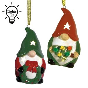 Gnome LED Ornaments