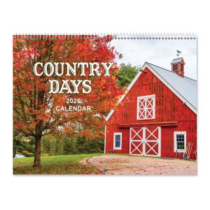 2026 Country Days Wall Calendar