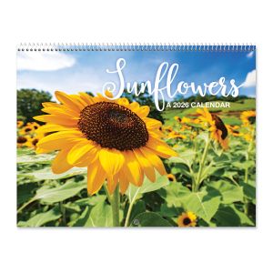 2026 Sunflowers Wall Calendar