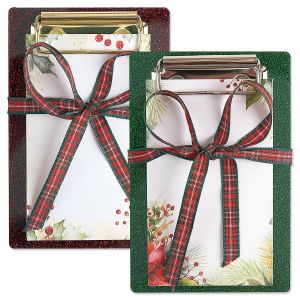 Holiday Notepads with Clipboards