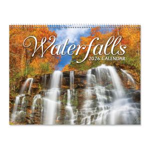 2026 Waterfalls Wall Calendar