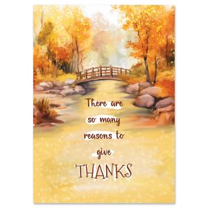 Many Reasons Thanksgiving Cards
