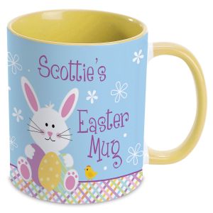 Yellow Personalized Kid's Easter Mug
