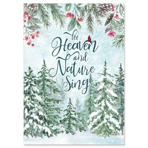 Heaven Nature Religious Christmas Cards