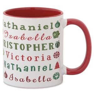 Christmas Collage Personalized Mug