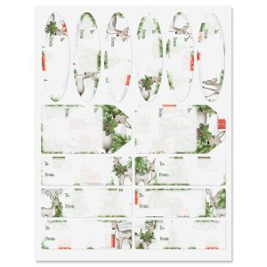 Buck Stops Here Gift Wrap To/From Labels