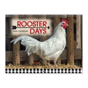 2026 Rooster Days Wall Calendar