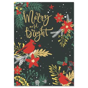 Merry & Bright Christmas Cards - BOGO