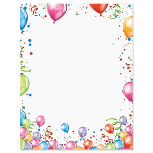 Birthday Celebration Letter Papers