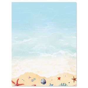 Dreamy Beach Letter Papers