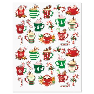 Cocoa & Peppermint Stickers - BOGO