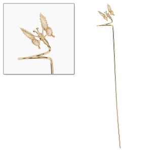 Gold Butterfly Plant Stake