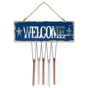 Patriotic Welcome Windchime