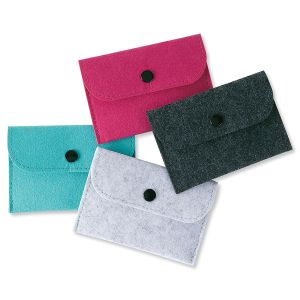 Felt Wallet Pouches - BOGO