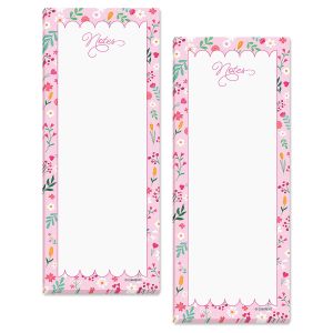 Floral Hearts List Pads