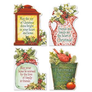 Diecut Christmas Note Card Value Pack