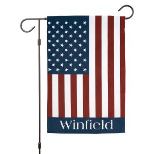 American Personalized Garden Flag