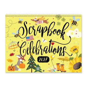 2027 Celebrations Scrapbooking Wall Calendar
