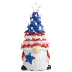 LED Patriotic Gnome Tree