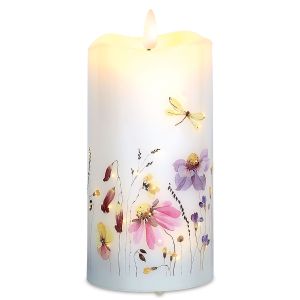 LED Wildflowers Candle
