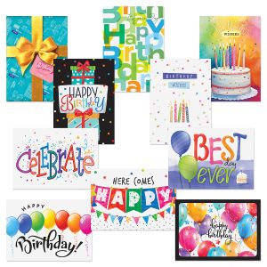 Confetti Celebration Birthday Cards Value Pack