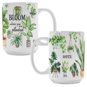Bloom Where You Are Planted Personalized Mug