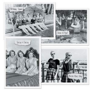 Vintage Photo Birthday Cards and Seals