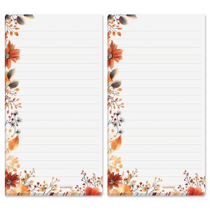 Autumn Florals Memo Pads - BOGO
