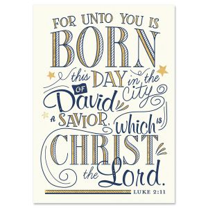 Tidings of Joy Religious Christmas Cards