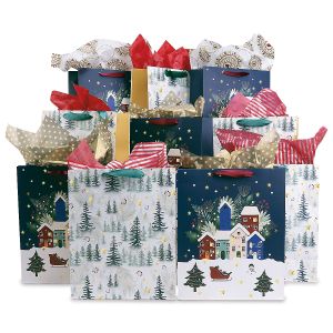 Christmas Village Gift Bags